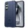 Mobigear Rugged Shield Samsung Galaxy S24 FE Hülle Flexibles TPU Backcover Stoßfest - Blau