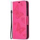 Mobigear Butterfly Samsung Galaxy A52s 5G Hülle Klapphülle Geldbörse - Magenta