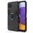 Mobigear Armor Ring Samsung Galaxy A22 5G Hülle Hardcase Backcover Stoßfest mit Ringhalter - Schwarz