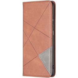 Mobigear Rhombus Slim Nokia G21 Hülle Klapphülle - Braun