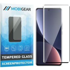 Mobigear Premium Xiaomi 12 Pro Panzerglas Gehärtetes Glas Displayschutz - Hüllenfreundlich - Schwarz Mobigear Premium Xiaomi 12 Pro Panzerglas Gehärtetes Glas Displayschutz - Hüllenfreundlich - Schwarz