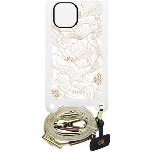 MIO Lanyard Universal-Handykette einstellbar - White Roses