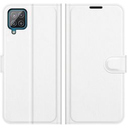 Mobigear Classic Samsung Galaxy A22 4G Hülle Klapphülle Geldbörse - Weiß