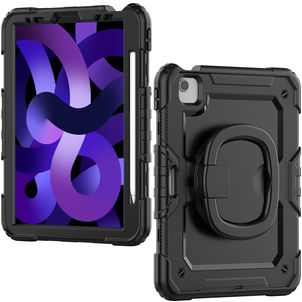 Mobilize Rotating Defender iPad Pro 11 Zoll (2021) Hülle Kunststoff,Silikon Backcover + Schulterträger + Ständer - Schwarz