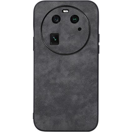 Mobigear Fabric OPPO Find X6 Hülle Hardcase Backcover - Schwarz
