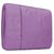 Mobigear Denim Zipper Laptop Sleeve 13 - 14 Zoll Laptop Hülle - Lila