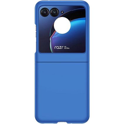 Mobigear Colors Motorola Razr 50 Hülle Hardcase Backcover - Blau