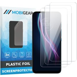 Mobigear Motorola One Fusion Plus Displayschutz Schutzfolie - Hüllenfreundlich (3er Pack)