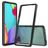 Mobigear Crystal Samsung Galaxy A52 Hülle Hardcase Backcover - Transparent / Schwarz
