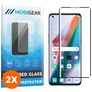 Mobigear Premium OPPO Find X3 Pro Panzerglas Gehärtetes Glas Displayschutz - Hüllenfreundlich - Schwarz (2er Pack)