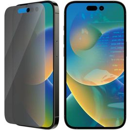 PanzerGlass Classic Fit iPhone 14 Pro Gehärtetes Glas Displayschutz Privacy - Hüllenfreundlich