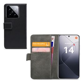 Mobilize Classic Gelly Wallet Xiaomi 14 Hülle Klapphülle Geldbörse - Schwarz