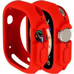 Mobigear Colors Apple Watch Ultra - 49 mm Hardcase Hülle - Rot