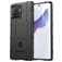 Mobigear Rugged Shield Motorola Edge 30 Ultra Hülle Flexibles TPU Backcover Stoßfest - Schwarz