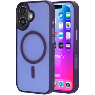 Mobiparts Hardcover iPhone 17 MagSafe Hülle Hardcase Backcover - Satin Purple