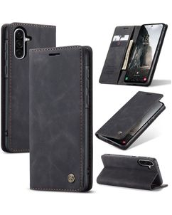 CaseMe 013 Samsung Galaxy A56 Hülle Klapphülle Geldbörse - Schwarz