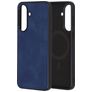 Mobiparts Classic Samsung Galaxy A37 MagSafe Hülle TPU,Kunstleder Backcover - Sapphire Blue