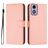 Mobigear Urban Wallet Motorola Moto G04 Hülle Klapphülle Geldbörse - Pink