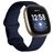 Mobigear Sport Dual Silikon Fitbit Sense Armband Drückerschließe - Dunkelblau