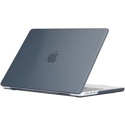 Mobigear Glossy MacBook Pro 16 Zoll (2021-2024) Hardcase Hülle MacBook Case - Schwarz - Model A2485 / A2780 / A2991 / A3186