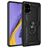Mobigear Armor Ring Samsung Galaxy A51 Hülle Hardcase Backcover Stoßfest mit Ringhalter - Schwarz
