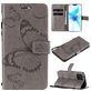 Mobigear Butterfly iPhone 12 Hülle Klapphülle Geldbörse - Grau