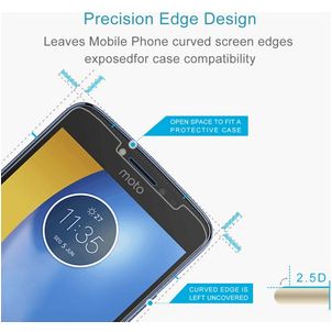 Mobigear Motorola Moto E4 Plus Panzerglas Gehärtetes Glas Displayschutz - Hüllenfreundlich