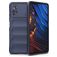 Mobigear Bumpy POCO X4 Pro 5G Hülle Flexibles TPU Backcover - Dunkelblau
