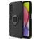 Mobigear Armor Ring Samsung Galaxy A13 5G Hülle Hardcase Backcover Stoßfest mit Ringhalter - Schwarz
