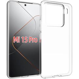 Mobigear Basics Durchsichtig Xiaomi 15 Pro Hülle Flexibles TPU Backcover - Transparent