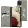 Mobiparts Classic Wallet Samsung Galaxy A12 Hülle Klapphülle Geldbörse - Granite Grey