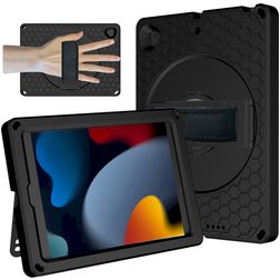 Mobigear Ruggedized iPad 7 (2019) Hülle EVA Schaum Backcover + Ständer - Schwarz