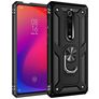 Mobigear Armor Ring Xiaomi Mi 9T Pro Hülle Hardcase Backcover Stoßfest mit Ringhalter - Schwarz