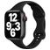 Mobigear Sport Slim Silikon Apple Watch Armband Drückerschließe - 49/46/45/44 mm - Schwarz
