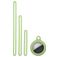 Mobigear Lanyard Apple AirTag Hülle Flexibles Silikon - Limette