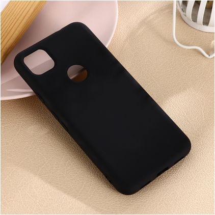 Mobigear Rubber Touch Google Pixel 4a Silikon Hülle Backcover - Schwarz