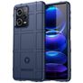 Mobigear Rugged Shield POCO X5 Hülle Flexibles TPU Backcover Stoßfest - Blau