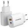 Mobilize Dual USB / USB-C Ladegerät Power Delivery 25W - Weiß