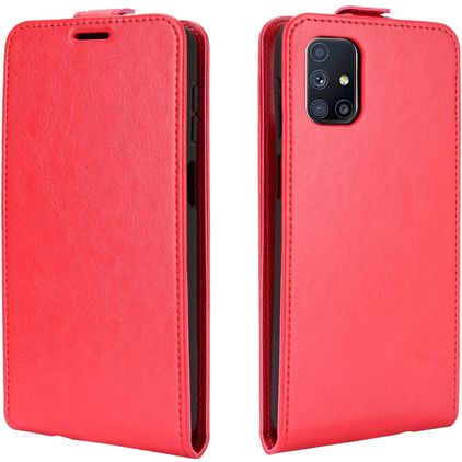 Mobigear Samsung Galaxy M51 Hülle Flipcase - Rot