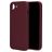 Mobiparts iPhone 16e Silikon Hülle Backcover - Plum Red