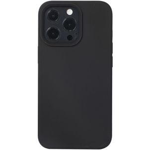 Mobigear Rubber Touch iPhone 14 Silikon Hülle Backcover - Schwarz