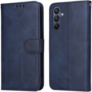 Mobigear Wallet Samsung Galaxy A17 Hülle Klapphülle Geldbörse - Blau