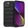 Mobigear Bumpy iPhone 14 Hülle Flexibles TPU Backcover - Schwarz