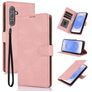 Mobigear Wallet Samsung Galaxy S26 Plus Hülle Klapphülle Geldbörse - Pink