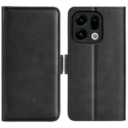 Mobigear Slim Magnet OPPO Find X9 Klapphülle Portemonnaie - Schwarz