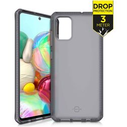 ITSkins SpectrumFrost Samsung Galaxy A71 Hülle Hardcase Backcover Stoßfest - Schwarz