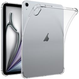 Mobigear Cushion iPad Air 13 Zoll (2025) Hülle Flexibles TPU Backcover - Transparent