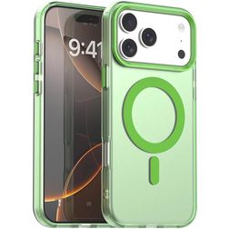 Mobigear Shockproof iPhone 18 Pro Max MagSafe Hülle Hardcase Backcover - Grün