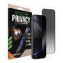 Striker Xtreme Impact Privacy iPhone 16 Pro Panzerglas Gehärtetes Glas Displayschutz Privacy - Hüllenfreundlich - Schwarz
