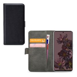 Mobilize Classic Gelly Wallet Google Pixel 7 Pro Hülle Klapphülle Geldbörse - Schwarz